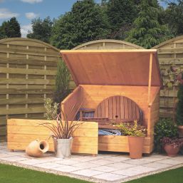 Rowlinson Shiplap 910Ltr 4' x 2' 6" (Nominal) Timber Garden Storage Box