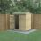 Forest Beckwood 6' x 4' 6" (Nominal) Reverse Apex Shiplap Timber Shed with Base