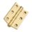 Smith & Locke Polished Brass  Ball Bearing Hinges 75mm x 50.8mm 2 Pack