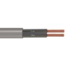 Time 2-Core YY Grey 1mm²  Unscreened Control Cable 1m Coil