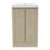 Newland  Double Door Floor Standing Vanity Unit with Basin Effect Natural Oak 500mm x 370mm x 840mm