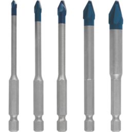 Bosch Expert HEX-9 Hard Ceramic Tile Bit Set 5 Pack