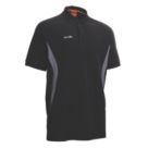 Scruffs Trade Tech Moisture Wicking Work Polo Black Small 38" Chest