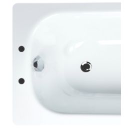 Single-Ended Bath Steel 2 Tap Holes 1700mm x 700mm