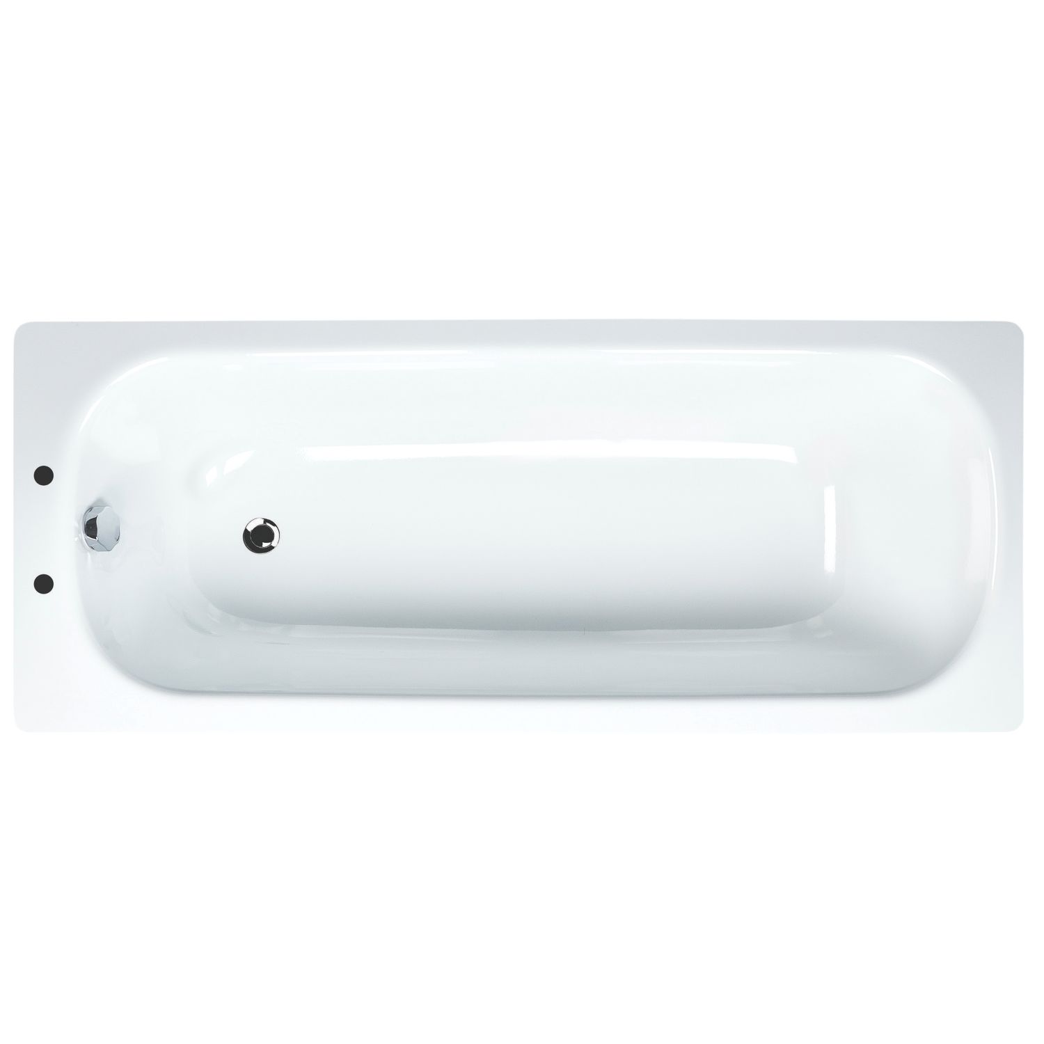 Single-Ended Bath Steel 2 Tap Holes 1700mm x 700mm (228TK)