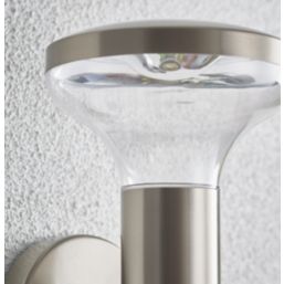 Saxby Roko Outdoor Wall Light With PIR Sensor Brushed Stainless Steel