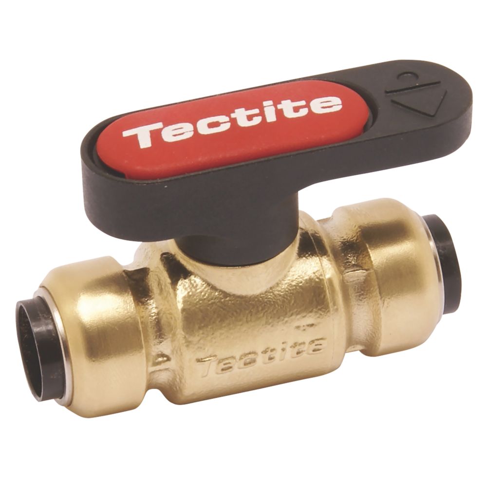Tectite Sprint TX300 PushFit Full Bore 15mm Lever Ball Valve with