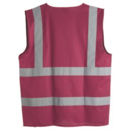 Pro RTX High Visibilty  Waistcoat Maroon 3X Large 56" Chest