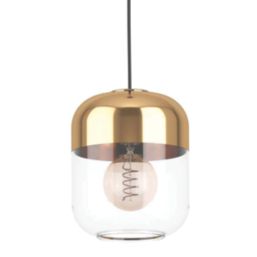 Eglo Maryvilla Pendant Light Black/Gold