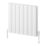 Reina Loco Double 600mm x 660mm 2459BTU White Horizontal Designer Radiator