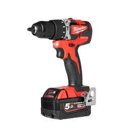 Milwaukee M18 CBLPP2A-502C 18V 2 x 5.0Ah Li-Ion RedLithium Brushless Cordless Combi Drill & Impact Driver Twin Pack