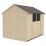 Forest  6' x 8' (Nominal) Apex Overlap Timber Shed with Base