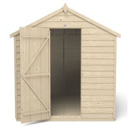 Forest  6' x 8' (Nominal) Apex Overlap Timber Shed with Base