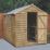 Forest  6' x 8' (Nominal) Apex Overlap Timber Shed with Base