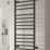 Reina 800mm x 500mm 426BTU Black Flat Electric Towel Radiator