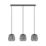 Eglo Floresta 3-Light Pendant Black