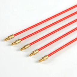 Super Rod CR-RX5 5mm Flexible Red Cable Rods 5m 5 Pieces