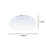Eglo Frania LED Round Ceiling Light White 6W 1600lm