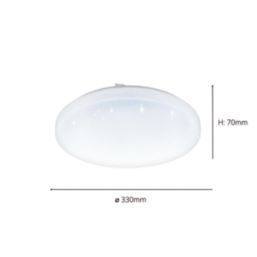Eglo Frania LED Round Ceiling Light White 6W 1600lm