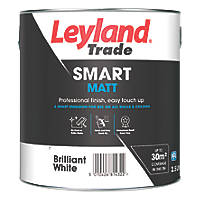 Leyland Trade Smart Matt Brilliant White Emulsion Paint 2.5Ltr