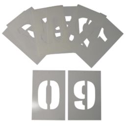 Essentials 0-9 Stencil Kit 10 Pieces