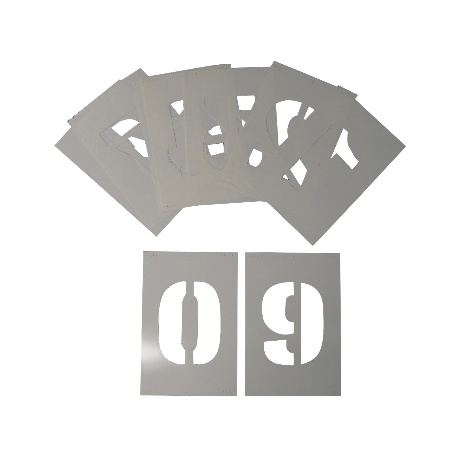 Essentials 0-9 Stencil Kit 10 Pieces (229PX)
