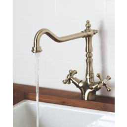 Bristan Colonial Easyfit Kitchen Sink Mixer Tap Antique Bronze