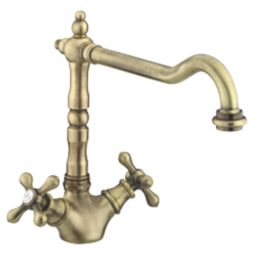 Bristan Colonial Easyfit Kitchen Sink Mixer Tap Antique Bronze