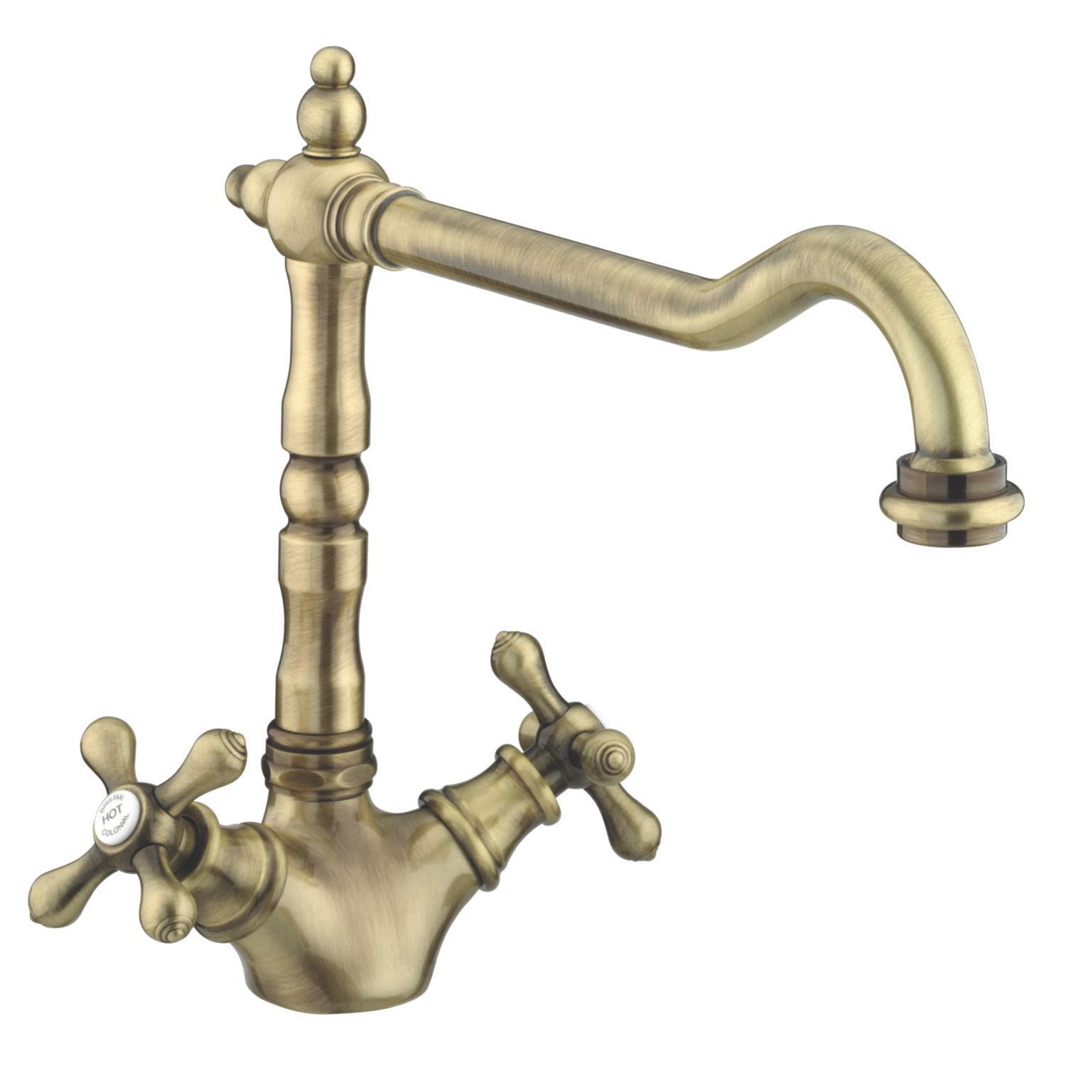 Bristan Colonial Easyfit Kitchen Sink Mixer Tap Antique Bronze (229RH)