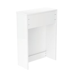 Newland  Floorstanding Toilet Unit White Gloss 600mm x 260mm x 850mm