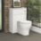 Newland  Floorstanding Toilet Unit White Gloss 600mm x 260mm x 850mm