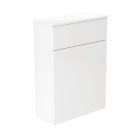 Newland  Floorstanding Toilet Unit White Gloss 600mm x 260mm x 850mm