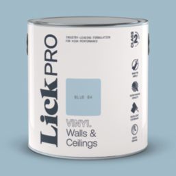 LickPro  2.5Ltr Blue 04 Vinyl Matt Emulsion  Paint
