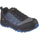Skechers Puxal Metal Free   Safety Trainers Black / Blue Size 12