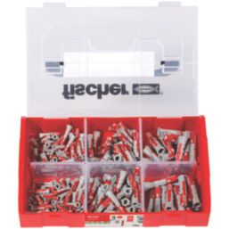 Fischer DuoPower FixTainer Nylon Plugs 210 Piece Set