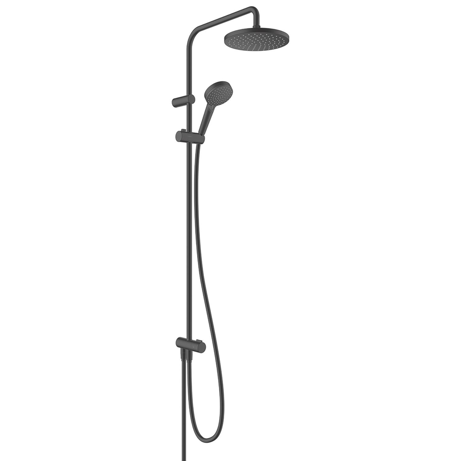 Hansgrohe Vernis Blend 200 1Jet EcoSmart Reno Shower Set Matt Black (229VG)