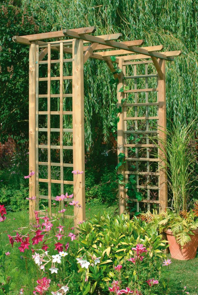 Forest Classic 6' x 7' (Nominal) Timber Arch - Screwfix