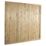 Forest Decibel Vertical Tongue & Groove  Noise Reduction Fence Panels Natural Timber 6' x 6' Pack of 4