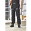 Dickies Eisenhower Tuff Work Trousers Black / Grey 34" W 31" L