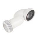 McAlpine  Rigid 90° Space Saving Pan Connector White 354mm