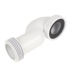 McAlpine  Rigid 90° Space Saving Pan Connector White 354mm