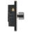 LAP  2-Gang 2-Way LED Dimmer Switch  Black Nickel