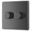 LAP  2-Gang 2-Way LED Dimmer Switch  Black Nickel