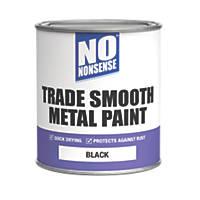 No Nonsense Smooth Quick-Dry Smooth Metal Paint Black 750ml