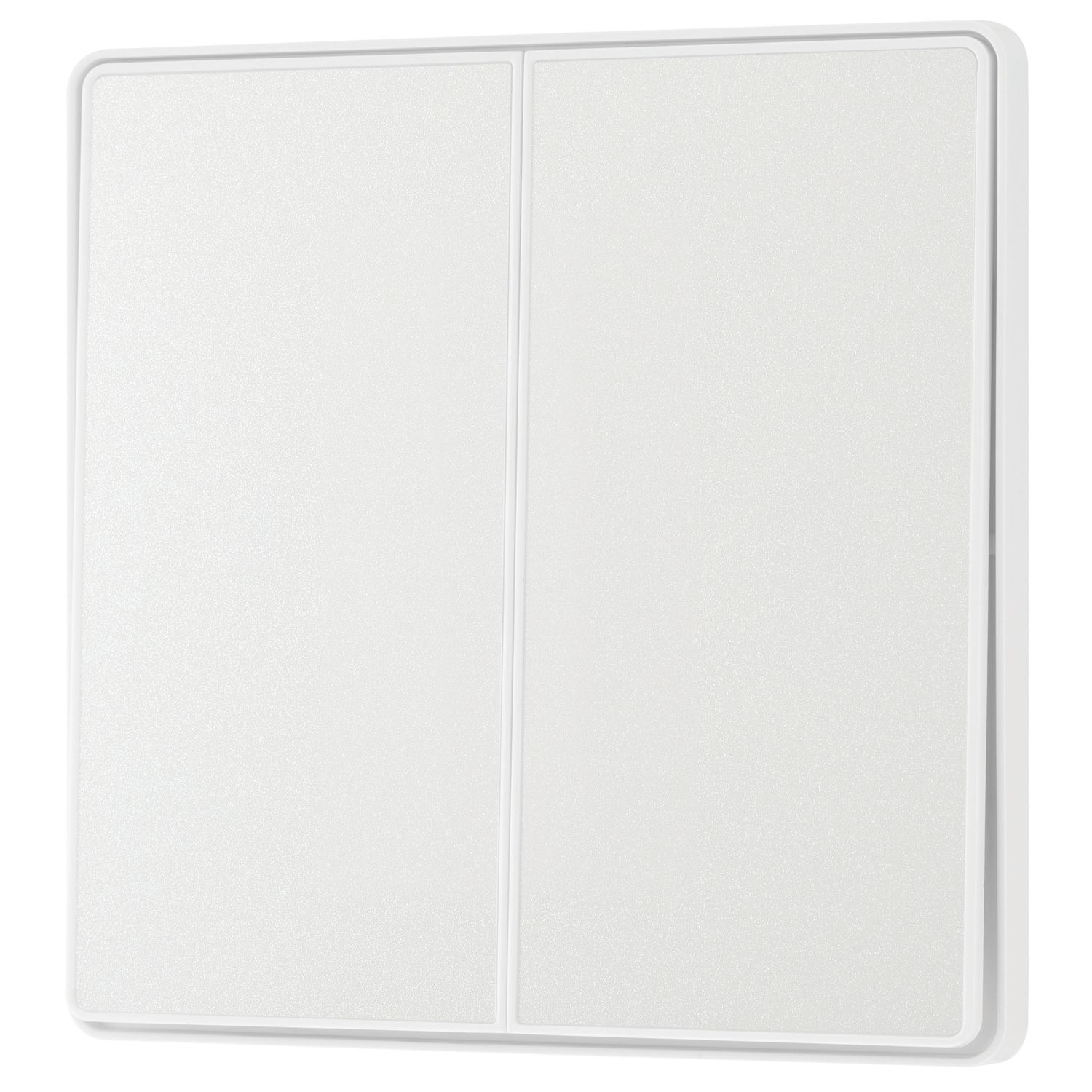 British General Evolve 20A 16AX 2-Gang 2-Way Light Switch Pearlescent White (230CH)
