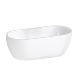 Essentials Maine  Double-Ended Bath Acrylic No Tap Holes 1655mm x 745mm
