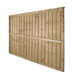 Forest Vertical Board Closeboard  Fence Panels Natural Timber 6' x 4' Pack of 20