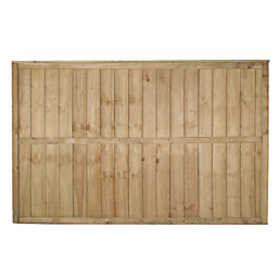 Forest Vertical Board Closeboard  Garden Fencing Panel Natural Timber 6' x 4' Pack of 20