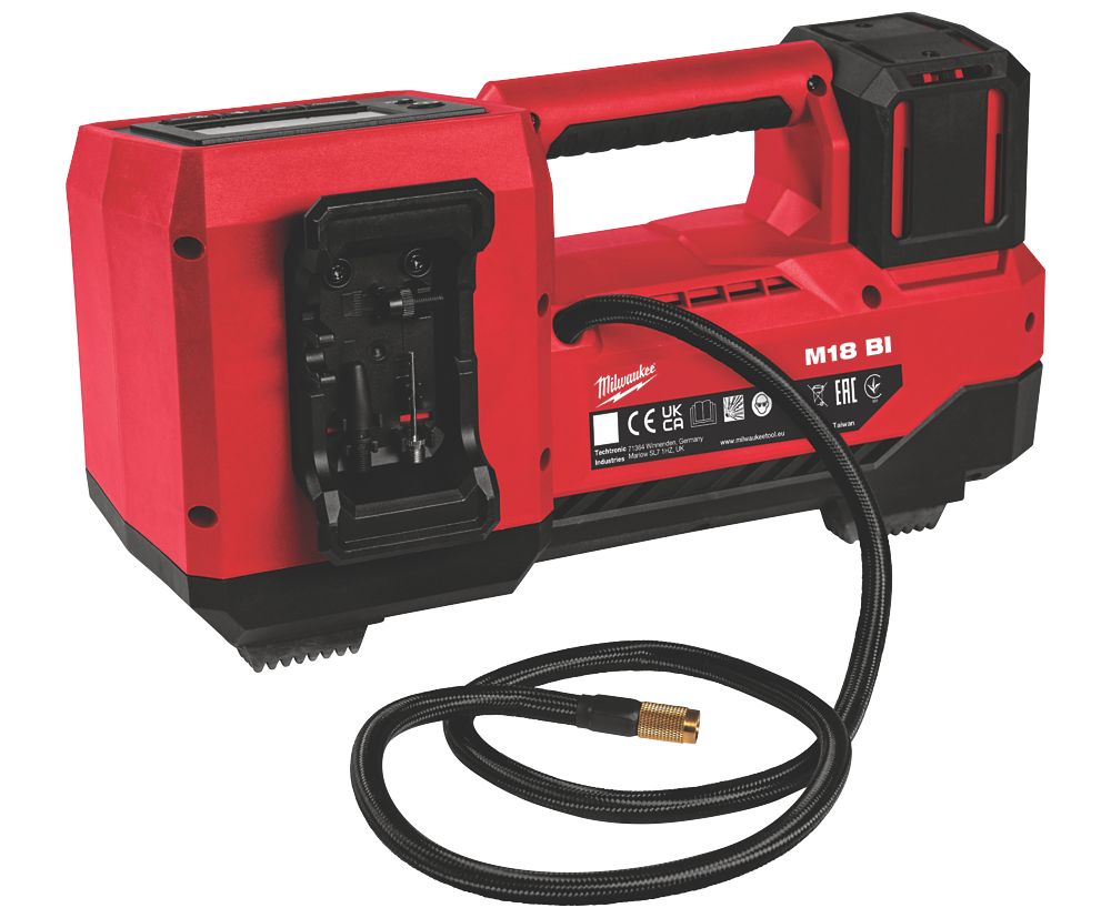 Milwaukee M18 BI 0 18V Li Ion RedLithium Cordless Inflator Bare