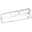 Aurora  Indoor & Outdoor Maintained or Non-Maintained Emergency Rectangular LED Brick Bulkhead White 3W 167lm